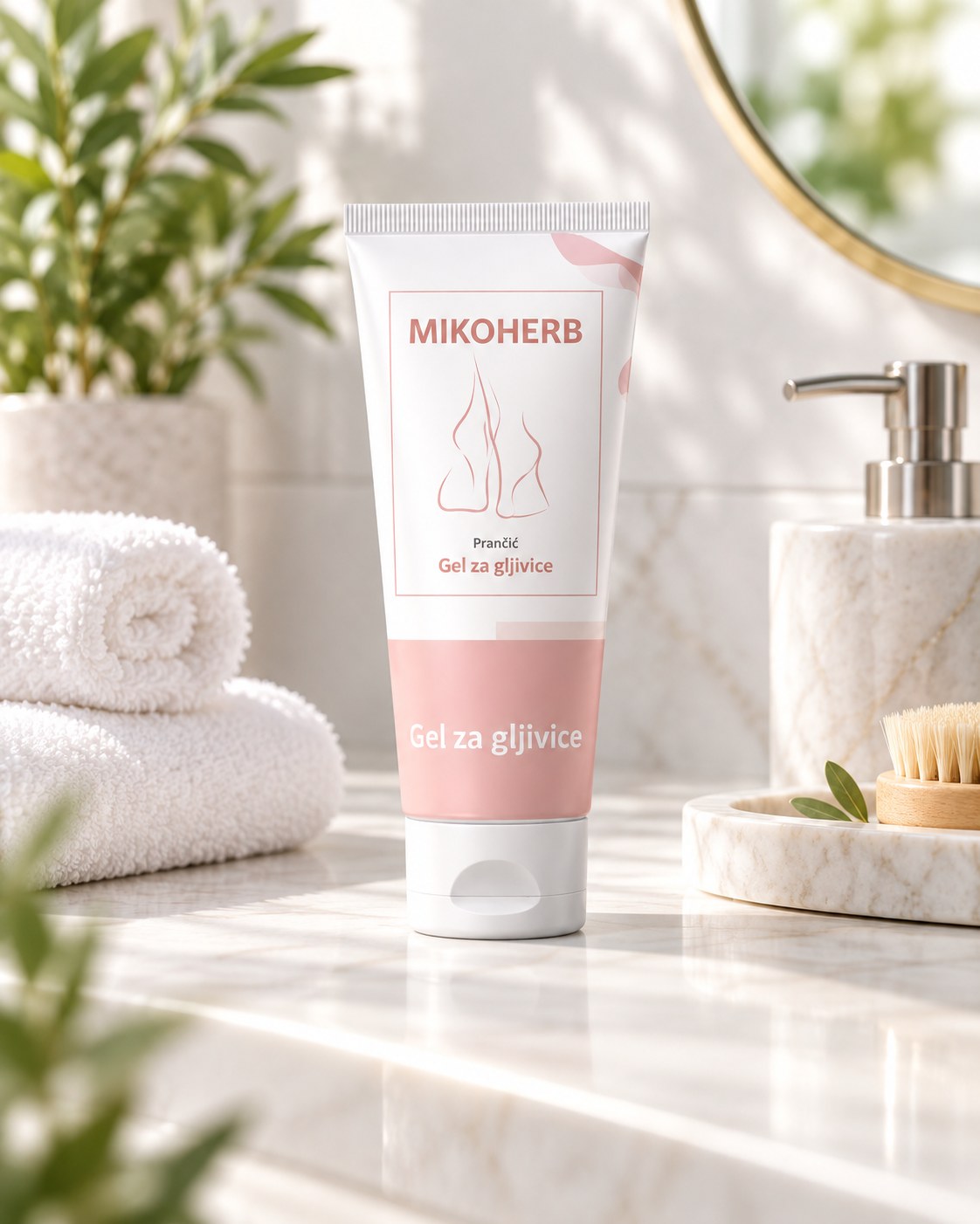 MIKOHERB GEL в нова бяло-розова опаковка
